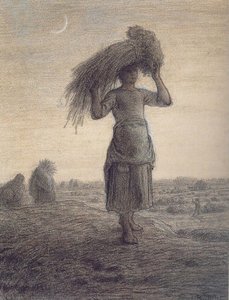 Gleaner Returning Home With Her Grain — Jean-françois Millet, Contemporary Realism