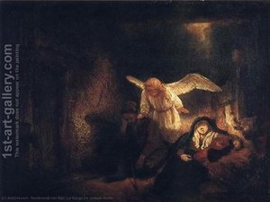 Le Songe De Joseph, Berlin — Rembrandt Van Rijn, Baroque
