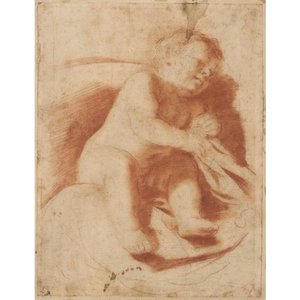 Study Of A Sleeping Child — Guercino