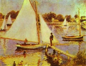 Die Seine Bei Argenteuil — Pierre-auguste Renoir, Impressionism