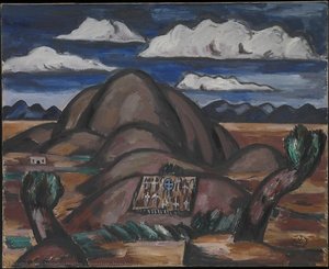Cemetery, New Mexico — Marsden Hartley
