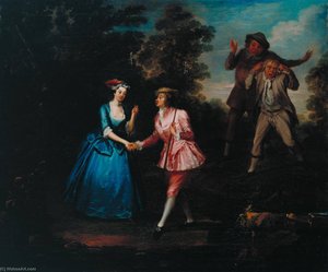 Damon and Phillida Reconciled A Scene from Colley Cibber’s ‘Damon and Phillida’