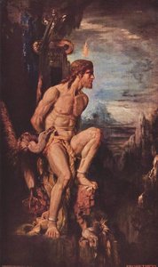 Prometheus — Gustave Moreau, Symbolist Painting