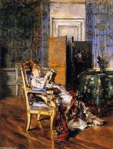 Woman Reading — Giovanni Boldini