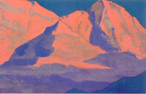 Study Of Mountains (9) — Nikola Roerić, Symbolism