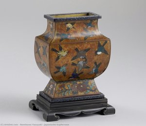 Japanische Kupfervase