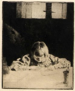 The Little Student — Julian Alden Weir