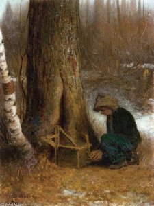 Setting The Trap — Jonathan Eastman Johnson