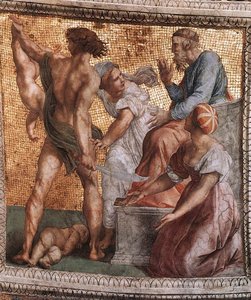 The Judgment Of Solomon (ceiling Panel) (stanza Della Segnatura) — Raphael, Renaissance Humanism
