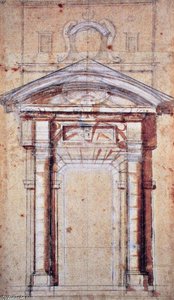 Study For Porta Pia — Michelangelo Buonarroti, Mannerism