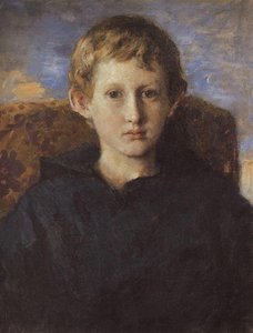 Portrait Of Boris Vasnetsov, Son Of The Artist — Victor Vasnetsov
