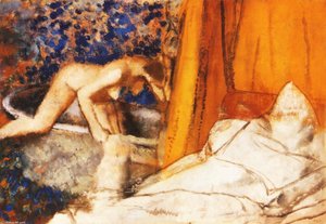 El Baño — Hilaire-germain-edgar Degas, Impresionismo Realista