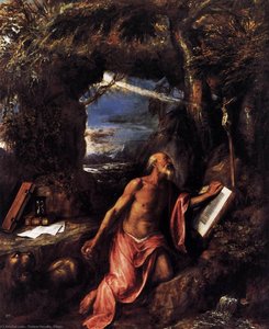 St Jerome — Titian, Late Renaissance