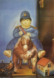 Pedro À Cheval — Fernando Botero