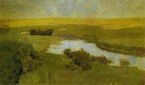The Istra River - Study — Isaak Ilyich Levitan, Impressionism