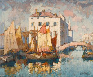 Fisherman In Chioggia — Konstantin Ivanovich Gorbatov