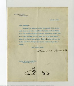 Theodore Roosevelt To Quentin Roosevelt, June 21, 1904 — Theodore Roosevelt Jr.