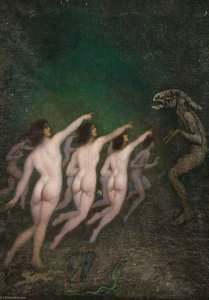 Three Nude Figures