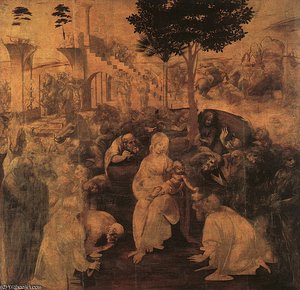 Adoration Of The Magi — Leonardo Da Vinci, High Renaissance