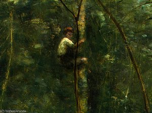 The Eel Gatherers (detail - ) — Jean-baptiste-camille Corot