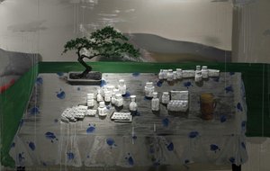 Pine & Medicine Bottle — Zhang Xiaogang