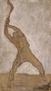 Holzfäller, Studie — Ferdinand Hodler