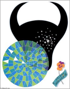 The Zodiac, Taurus — Erté