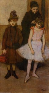 The Mante Family — Хилари Жермен Едгар Дегас, Impressionist Style