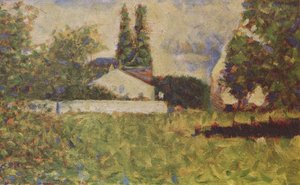 A House Between Trees — Georges Seurat, Neo-impressionism