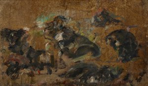 Sketches of dogs