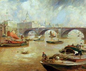 London Bridge From Bankside — David Murray