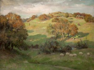 Sheep On Hill, Galloway — William Stewart Macgeorge