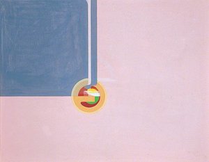 Circle On A Grey Pink Ground — Adam White