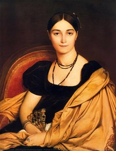 Portrait Of Antonia Duvaucey De Nittis — Jean-auguste-dominique Ingres, Neoclassical