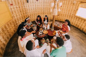 Traditional Oromo Meal — Abel Gashaw Gebremedhin, Contemporary Realism