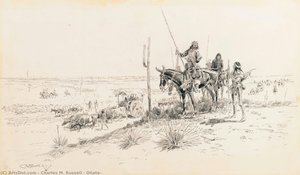Oñate — Charles Marion Russell, American Western Realism