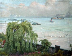 A View of the Mersey from Rock Ferry, Wirral