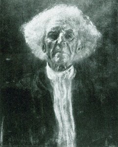 Estudio Del Cabeza De Un Hombre Ciego — Gustav Klimt