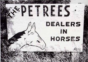 Sign, Pattawatomie County, From The Kansas Documentary Survey Project — Larry W Schwarm