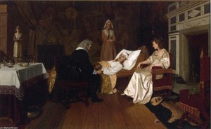 Witness My Act And Seal — Edmund Blair Leighton