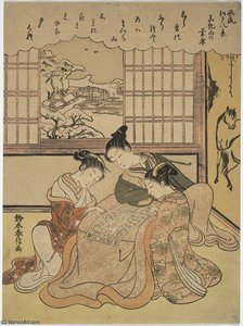 Evening Snow On Matsuchi Hilll — Suzuki Harunobu