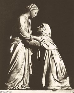 Meeting Of Mary And Elisabeth — Luca Della Robbia