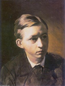 Portrait Of The Painter Nikolai Kasatkin — Vasily Grigoryevich Perov