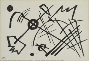 Reminiscence Of Painting With White Border — Wassily Wassilyevich Kandinsky, Post-impressionism