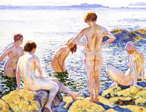 Bathers — Theo Van Rysselberghe