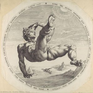 Icarus — Hendrik Goltzius