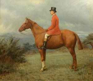 Francis Alexander Wolryche Whitmore (1845–1927), On The Chestnut Horse, 'whitelegs' — Evelyn Blacklock