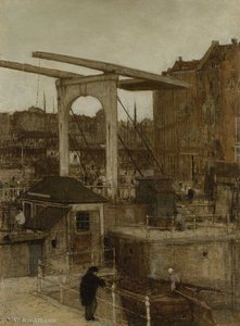 New Haarlem Sluice in the Singel, known as Souvenir d'Amsterdam