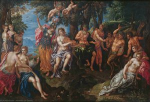The contest between Apollo and Pan