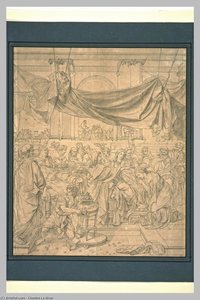 Le Repas Chez Simon — Charles Le Brun